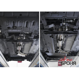 Защита топливного бака АвтоБроня Nissan Terrano/ Renault Duster  111.04720.1