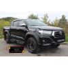 Расширители колёсных арок (вынос 50 мм) Toyota Hilux 2018-2020 (Exclusive Black) RT-062802