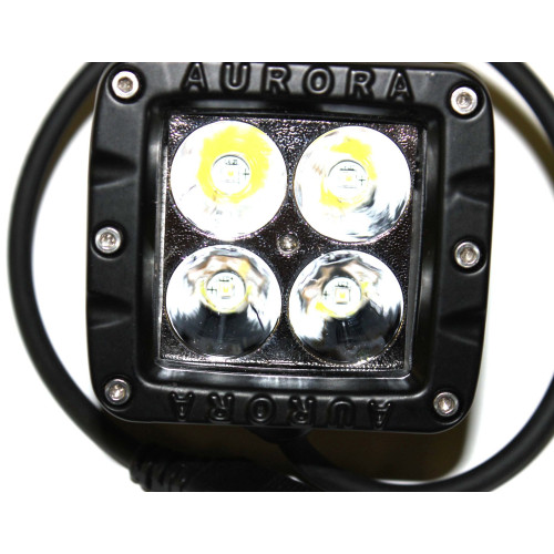 Фара Aurora 4 led, луч- spot , свет белый, 12W, 1580LM, 9-36V ALO-2-P4K