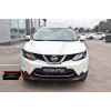 Накладки на передние фары (реснички) Русская артель Nissan Qashqai 2014-2016  RENQ-035900