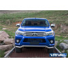 Защита переднего бампера d57 волна (кроме Exclusive) RIVAL Toyota Hilux 2015- R.5716.004