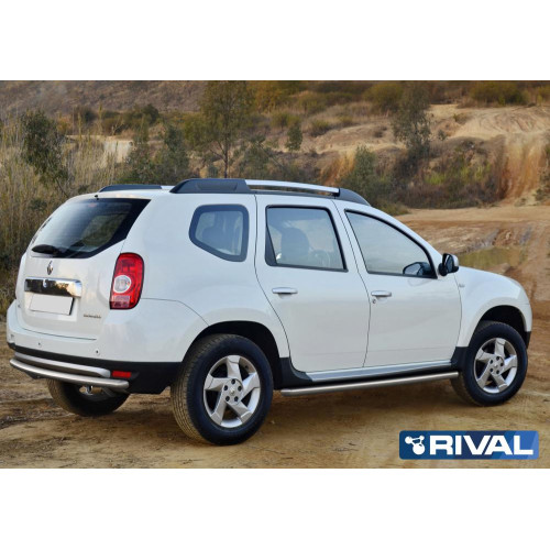 Защита заднего бампера d57 RIVAL Renault Duster 2011-2015  R.4701.014