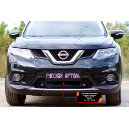 Защитная сетка решетки переднего бампера Русская артель Nissan X-trail SRN-136802