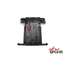 Защита картера без крепежа АвтоБроня Chevrolet Niva 2002-  1.01017.1