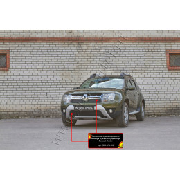Зимняя заглушка решетки радиатора и переднего бампера Русская артель Renault Duster 2015-  ZRR-131402
