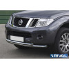 Защита переднего бампера d76+d57 RIVAL Nissan Pathfinder 2010-2014  R.4105.002