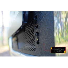 Защитная сетка переднего бампера Русская артель Mitsubishi Pajero IV 2014- (рестайлинг 2)  SRM-134122