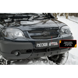 Зимняя заглушка решетки радиатора Русская Артель Chevrolet Niva Bertone 2009 ZRC-132402