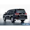 Защита заднего бампера d76+d42 RIVAL Toyota Land Cruiser 200 2015- R.5717.010