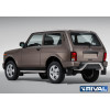 Защита заднего бампера d57 скоба RIVAL Lada 4х4 Urban 3d 2014- R.6004.004