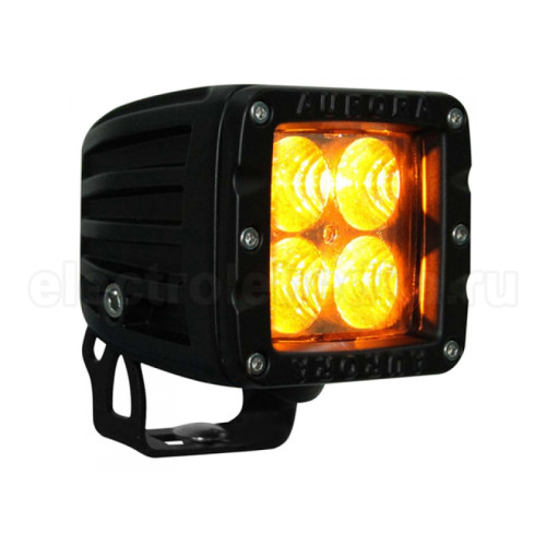 Фара Aurora 4 led, луч- flood, свет янтарный, 12W, 1580LM, 9-36V ALO-2-E4A