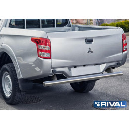 Защита заднего бампера d76 RIVAL Mitsubishi L200 2015-  R.4011.005