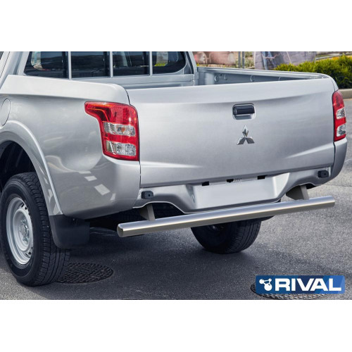 Защита заднего бампера d76 RIVAL Mitsubishi L200 2015-  R.4011.005