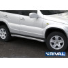 Защита порогов d76 RIVAL Chevrolet Niva 2009-  R.1004.008