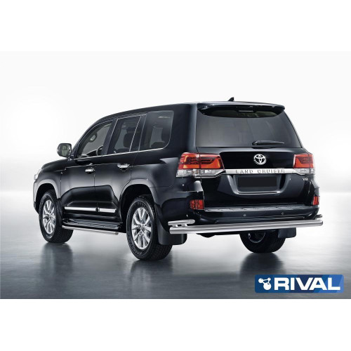 Защита штатного порога d42 RIVAL Toyota Land Cruiser 200 2011-2015/Toyota Land Cruiser 200 2015-  R.5713.014