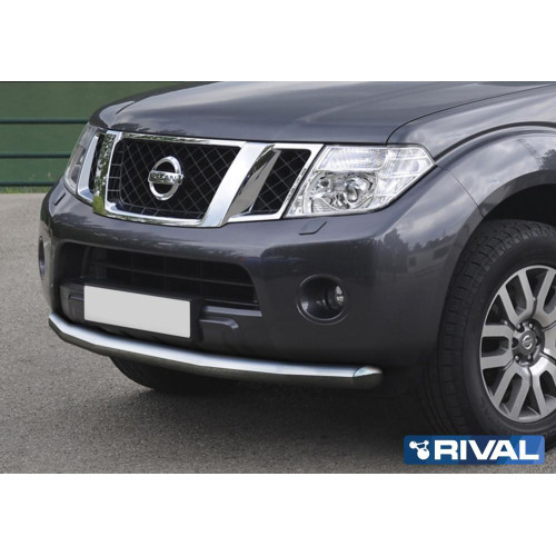 Защита переднего бампера d76 RIVAL Nissan Pathfinder 2010-2014  R.4105.001