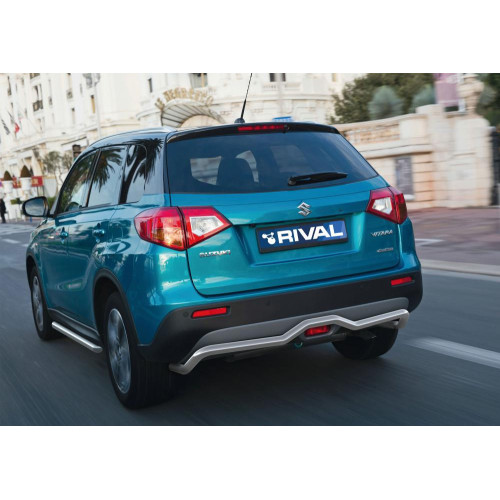 Защита заднего бампера d42 RIVAL Suzuki Vitara 2015-  R.5509.001