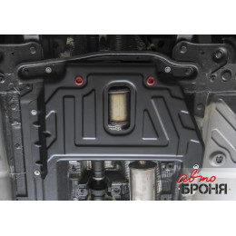 Защита кислородного датчика АвтоБроня Nissan Terrano 2016-/ Renault Duster 2015-  111.04725.2