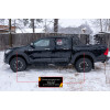 Расширители колесных арок (вынос 25 мм) Toyota Hilux 2018-2020 (Exclusive Black) RT-062902