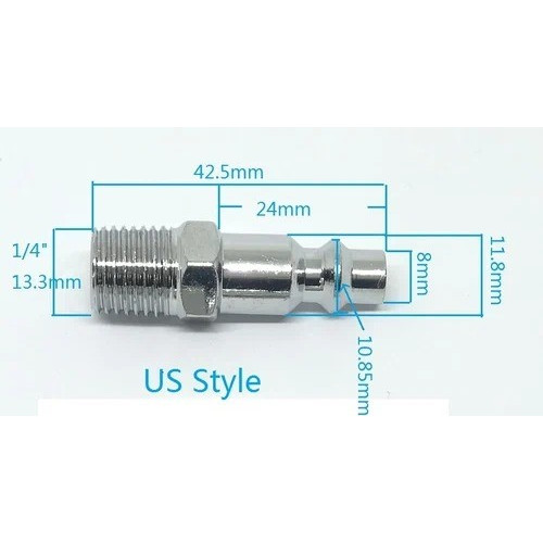 Наконечник Quick  Connect Stud 1/4" M (папа)