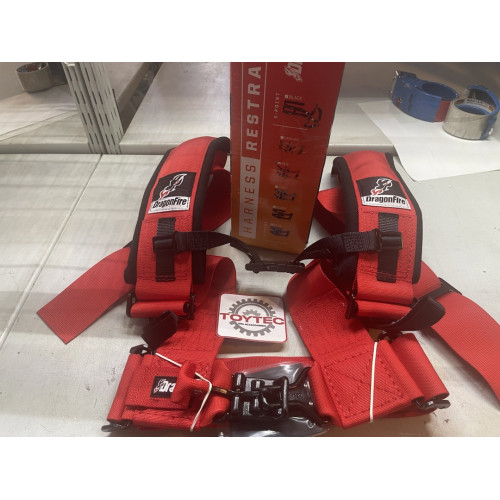 Dragonfire 4-х точечные ремни безопасности (грязевые)  3" синие- Оригинал! 