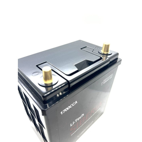 Авто-Мото аккумулятор Литий-Титанат (LTO) Li-Tech SIBERIA 24Ah пусковой ток 1700 ССА тип корпуса B19 обратная полярность (187мм х 129мм х 225мм) элементы питания LG