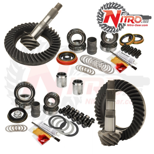 Toyota F&R Gear Package Kit, 4.56 Ratio, FJ Cruiser, 4Runner,LC 120,GX470 non E-Lock