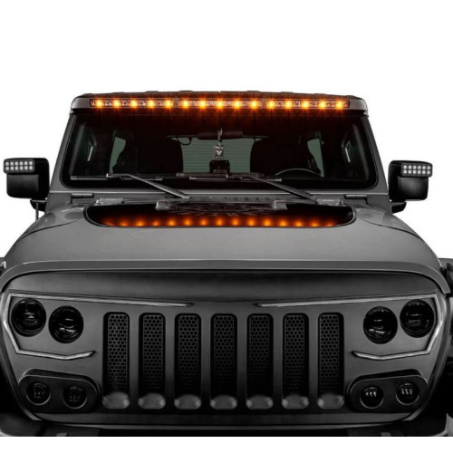 Oracle Lighting 5917-023 Интегрированная светодиодная система освещения с крыши лобового стекла для Jeep Wrangler JL и Gladiator JT 18-24