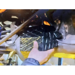 Пневмо-актуатор (активатор) блокировки из нержавейки на Nissan Patrol Y61 (Y60) Safari