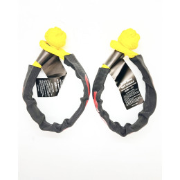 Софт шакл TOYTEC (2 шт) максимальная разрывная нагрузка 11000 кг, D8мм в защитном рукаве