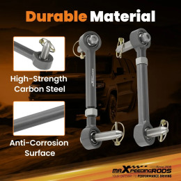 Передний удлиненный  размыкаемый стабилизатор поперечной устойчивости  Jeep Wrangler JK 2007-2017