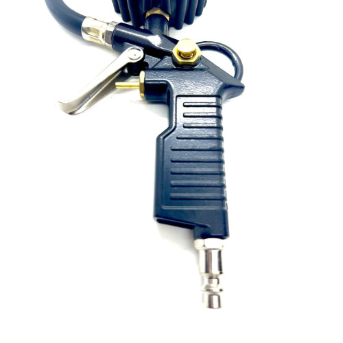 Пистолет для подкачки колёс с манометром залитым глицерином от 0 до 16 Bar 