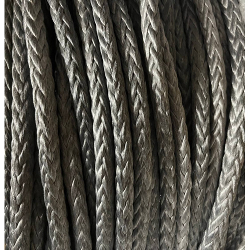 Трос для лебёдки синтетический TOYTEC 10 мм серый на отрез от 1 метра 