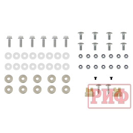 Рамка номерного знака на клюз лебедки для скрытой установки лебедки
