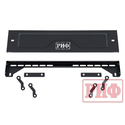 Рамка номерного знака на клюз лебедки для скрытой установки лебедки