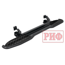 Пороги РИФ силовые Toyota Land Cruiser Prado 150 (чёрные)