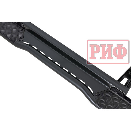 Пороги РИФ силовые Toyota Land Cruiser Prado 150 (чёрные)