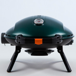 Гриль газовый O-GRILL 900МT bicolor черный-зеленый (в комплекте адаптер тип А)