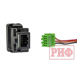 Кнопка ВКЛ/ВЫКЛ, белый, WINCH POWER TOYOTA 40x20 горизонтальная