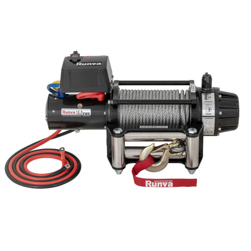 Лебёдка электрическая 24V Runva 12500 lbs 5670 кг (влагозащищенная)