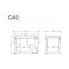 Холодильник автомобильный ALPICOOL C-40 40 л 12/24 В