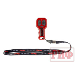 Лебёдка переносная РИФ 9500S c квадратом для фаркопа, стальной трос (облегченная)