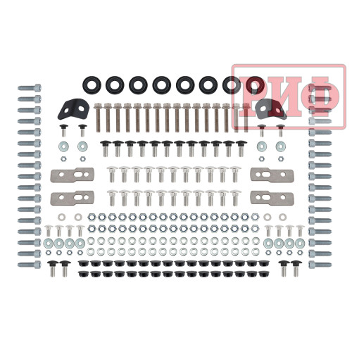 Багажник экспедиционный (платформа) алюминиевый РИФ 1200x2080 мм для Toyota Land Cruiser 200 (с крепежом)