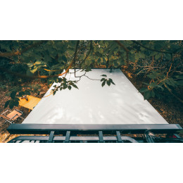 Маркиза автомобильная РИФ 2,5х2,5 м полуавтомат (винил) темно-серая