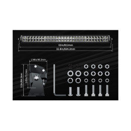 Светодиодная фара комбинированного света AURORA 762 мм 300W LED