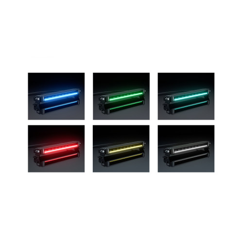 Светодиодная фара водительского света AURORA 152 мм 30W LED с RGB подсветкой