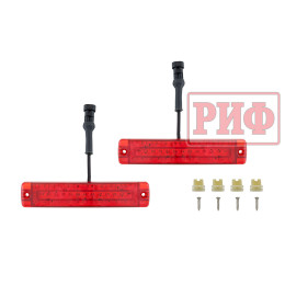 Бампер РИФ силовой задний TANK 300 с квадратом под фаркоп, калиткой и фонарями