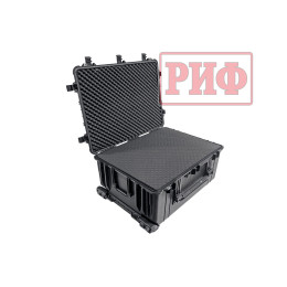 Кейс защитный ударопрочный РИФ 790х595х365 мм на колесах с телескопической ручкой IP55