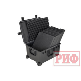 Кейс защитный ударопрочный РИФ 625x500x366  мм на колесах с телескопической ручкой