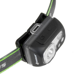 Фонарь налобный NISUS водонепроницаемый 300LM, IPX7, USB